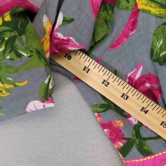 Charlie Paige Floral Tiered Maxi Dress Sz S Embroidered Lace Trim Flared Sleeve - Picture 7 of 10